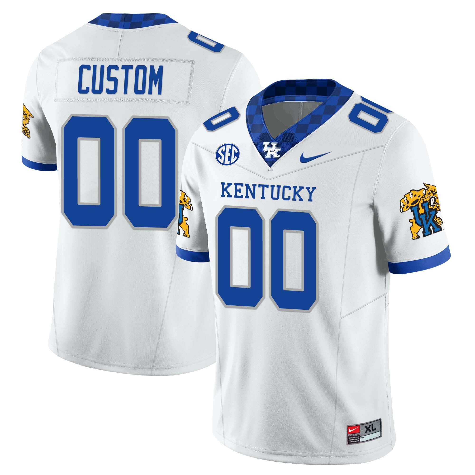 Men’s Kentucky Wildcats Football Jersey – All Stitched