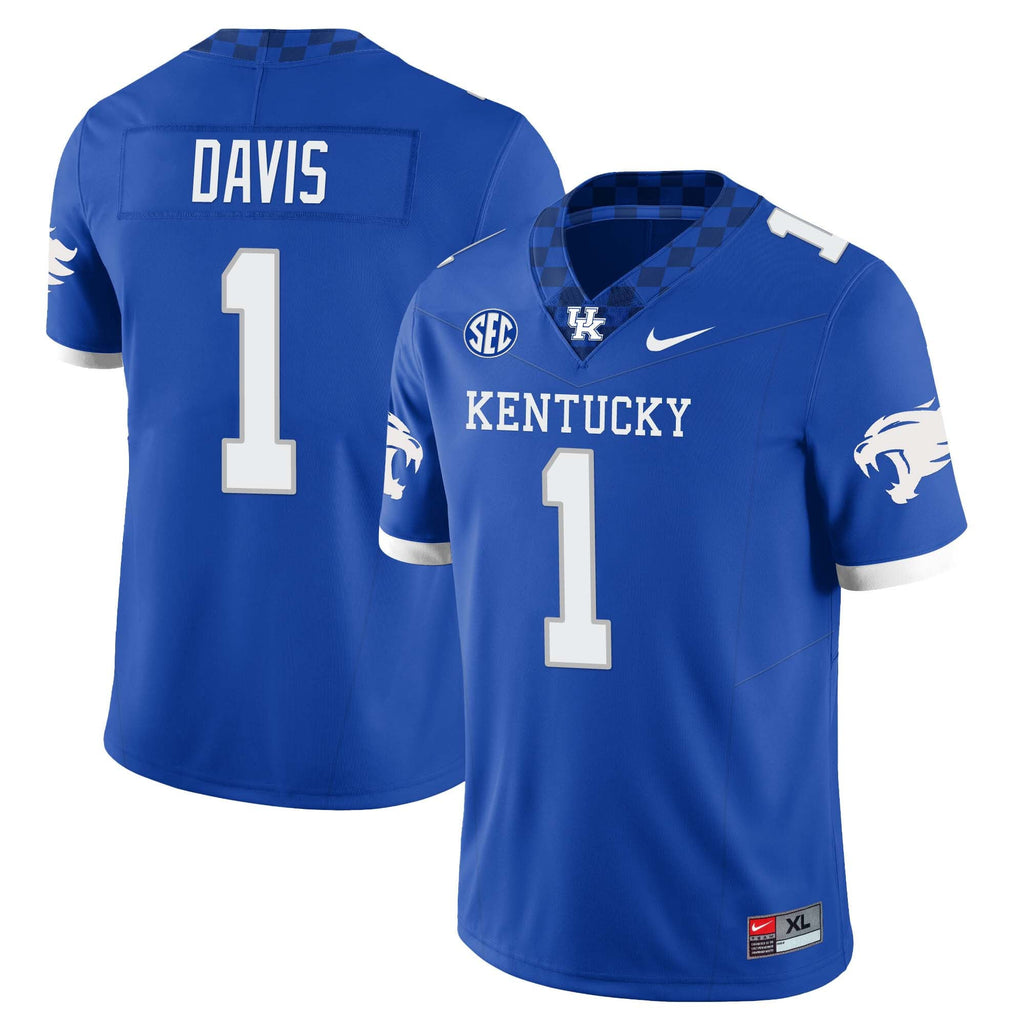 Men’s Kentucky Wildcats Football Jersey – All Stitched