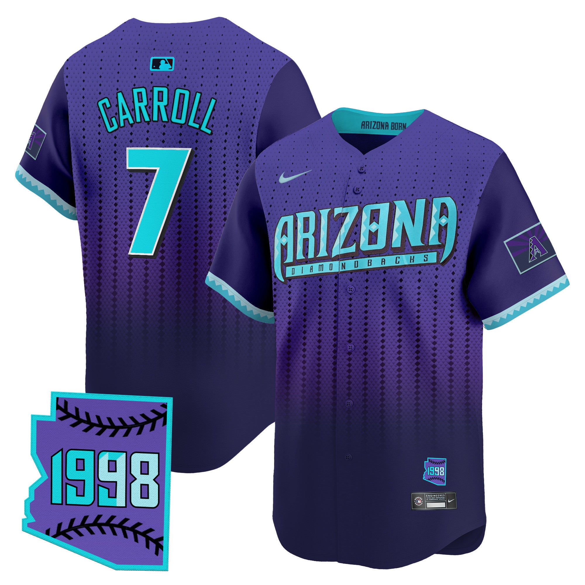 Arizona Diamondbacks 2025 City Connect Vapor Premier Limited Jersey - Stitched
